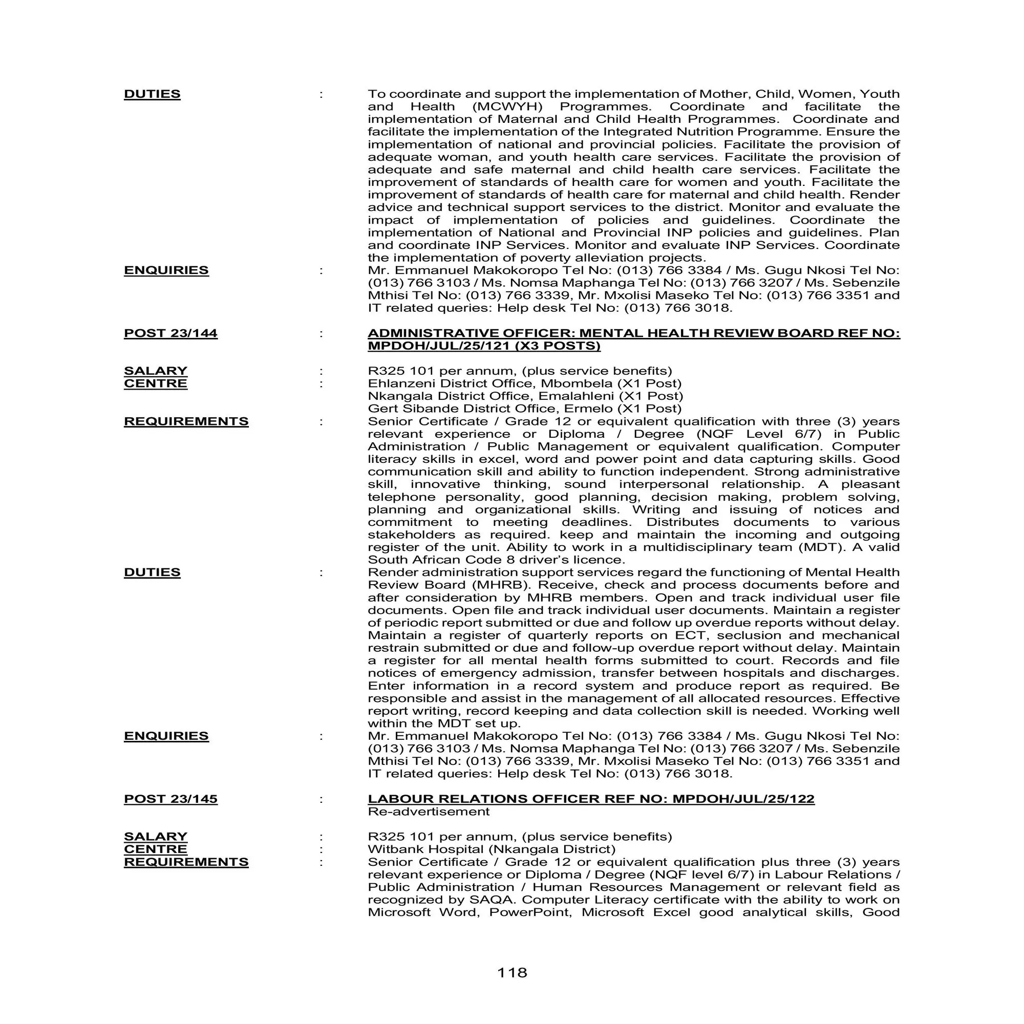 Mpumalanga DPSA Circular