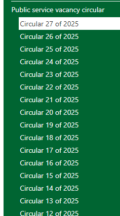 DPSA Vacancies 2025 - DPSA Circular All Jobs