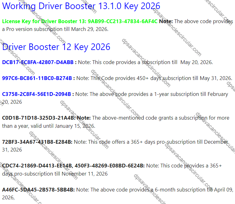 IObit Driver Booster 13 Pro License Key – Driver Booster 13.1 License Key + Crack & Activation IObit Driver Booster 13 Pro License Key – Driver Booster 13.1 License Key + Crack & Activation